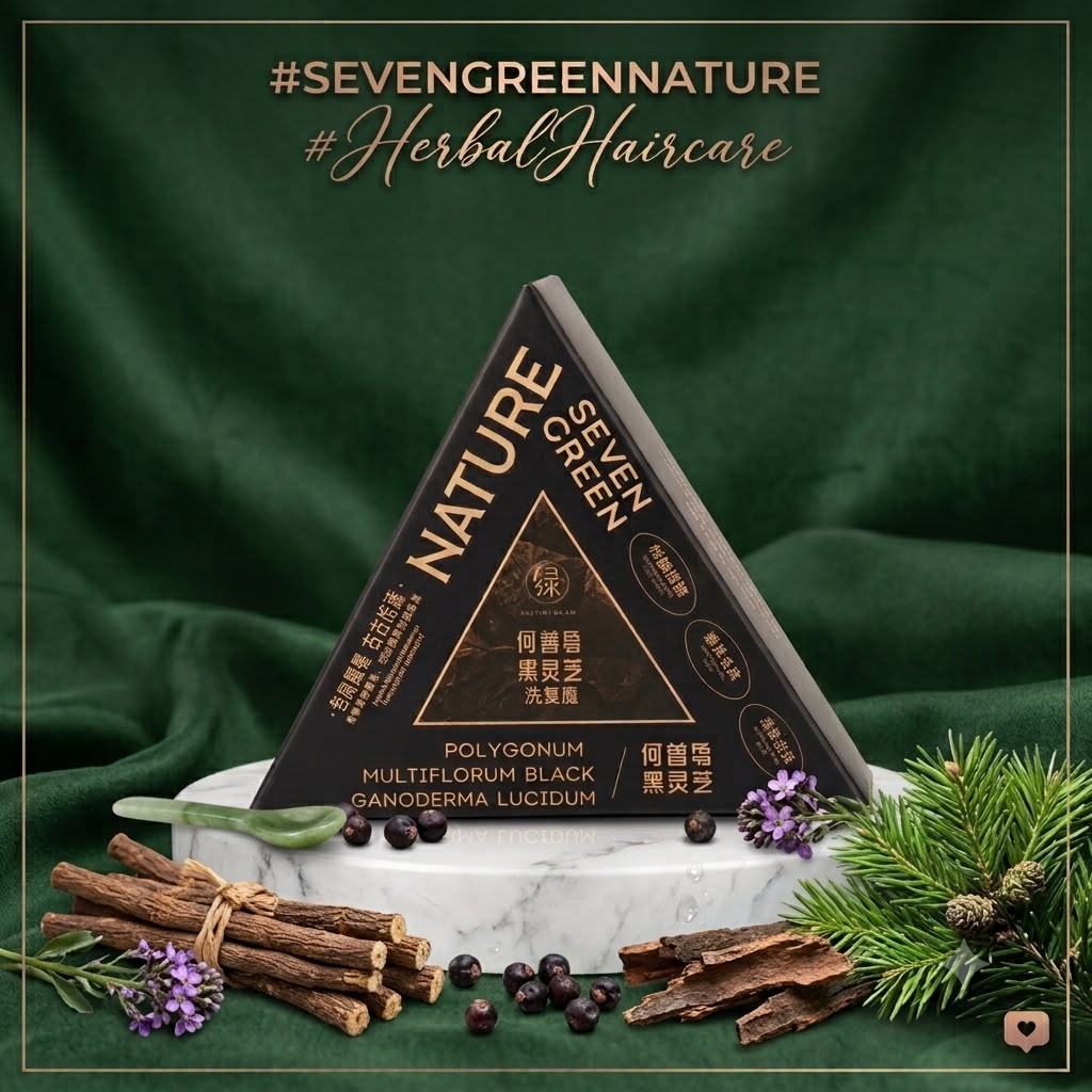 Seven Green Black Shampoo Bar